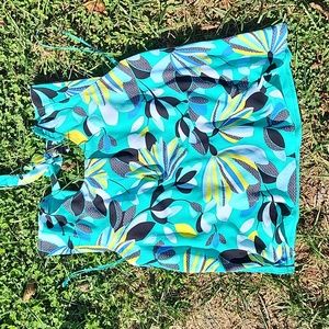 Kaari Blue, Teal Sleeveless Shirt, Size XL